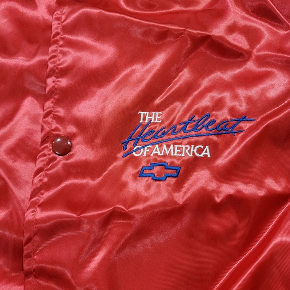 Vintage Chevy satin bomber - Picture 3 of 8